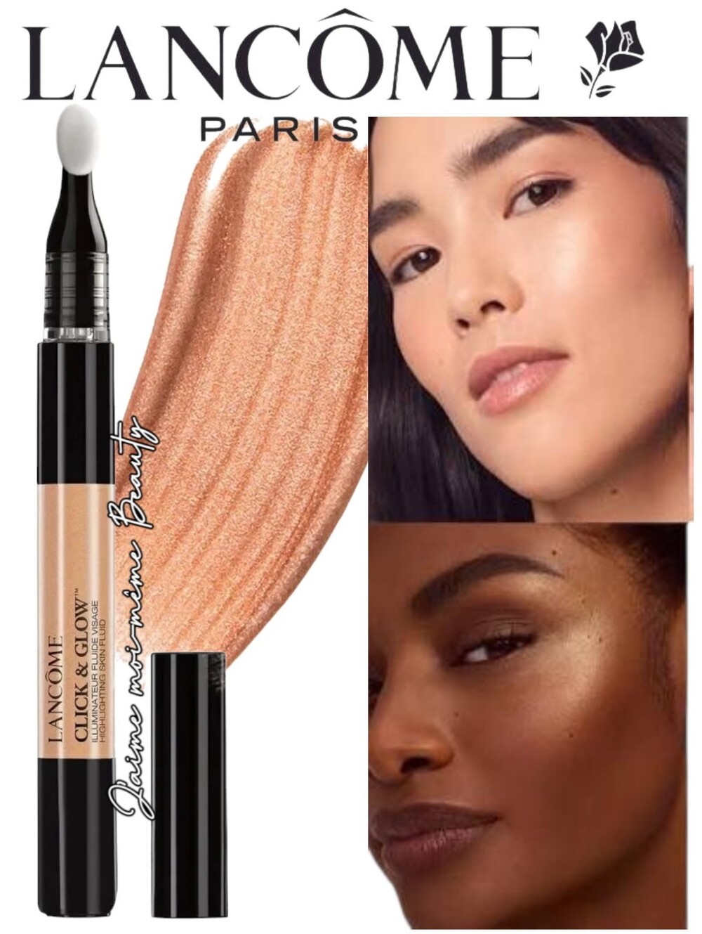 Lancome Click and Glow Liquid Highlighter in 04 Lumieres de Bronze - NEW